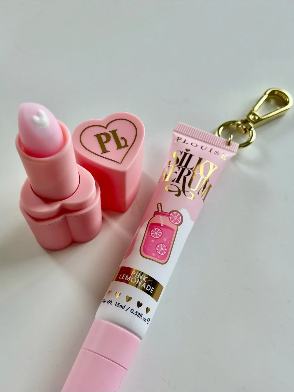 PLouise Dreamy & Creamy Lip Serum & Lip Balm Pink Lemonade